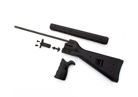 Schaft Set HK HK91, G3 Stock Set with Backplate - Black - Used Good