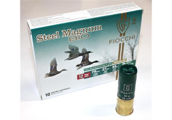 Schrotpatrone Fiocchi Steel Mag. 12/76 35g NR0 3.9mm 10 Schuss