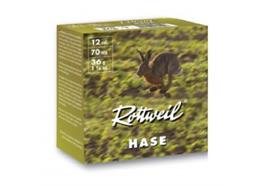 Schrotpatrone Rottweil 12/70 Hase 36g No. 3, 3.5mm 25 Schuss