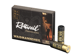 Schrotpatrone Rottweil 16/70 Waidmannsheil TPL HV No.3 3.5mm 31g 10 Schuss
