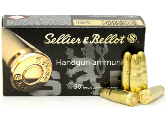 Sellier & Bellot 7.62 Tokarev 85grs FMJ 50 Schuss