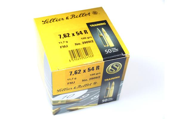 Sellier & Bellot 7.62x54R 180Gr FMJ 50 Schuss