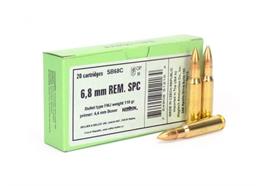 Sellier & Bellot 6.8mm Rem SPC 110Gr FMJ 20 Schuss