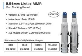 Trainings Munition UTM 5.56mm MMR - Red 50 Schuss Gegurtet