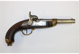 Vorderladerpistole Liege Francotte 1842 Ordonnanz Perkussions Pistole .17,6mm