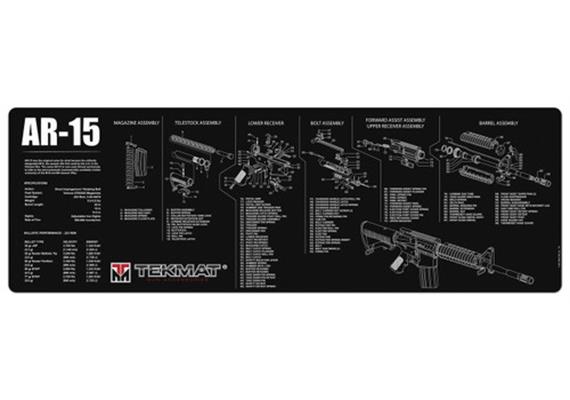 AR-15 Gun Cleaning Mat, 36" (91x30cm)