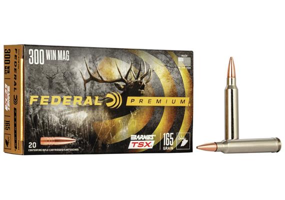 Federal 300WinMag Barnes TSX 180gr 20 Schuss