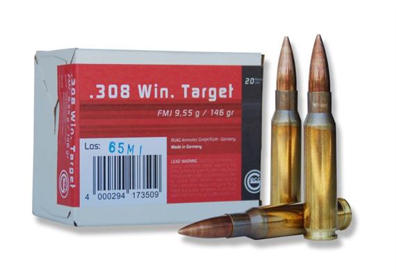 Geco .308 Win 9.55g Target 20 Schuss