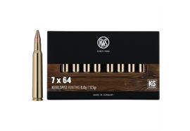 Gewehrpatrone RWS 7x64 8.0g / 123gr KS 20 Schuss