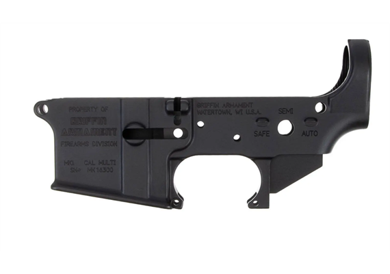 Griffstück Griffin Armament MK1 5.56x45 / AR-15 Stripped Lower Receiver
