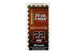 Hornady 22 Magnum 30gr V-Max 50 Schuss