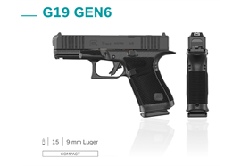 Pistole Glock 19 Gen6 OR/FS 9mm Para