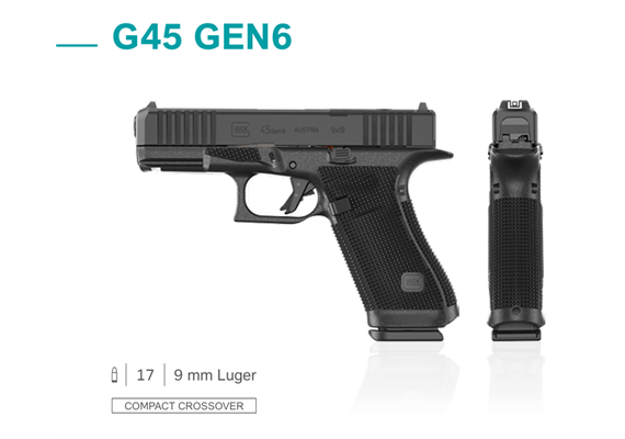 Pistole Glock 45 Gen6 OR/FS 9mm Para
