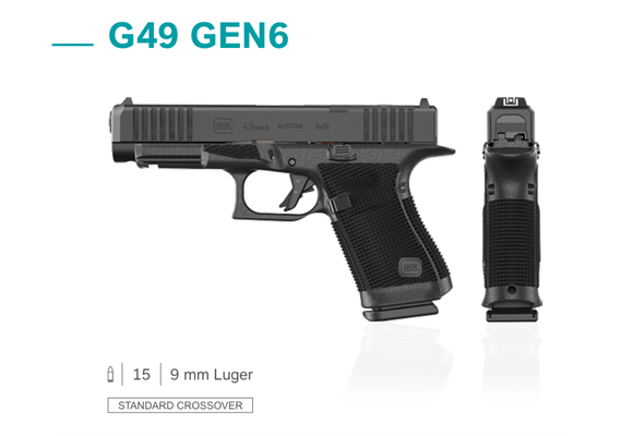 Pistole Glock 49 Gen6 OR/FS 9mm Para