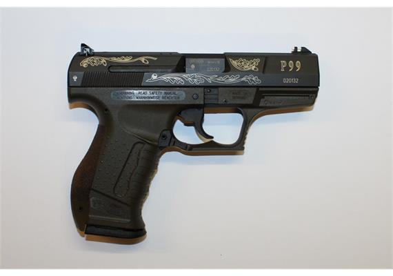 Pistole Walther P99 9mm Para "La Chasse" nach Wildmeister Duderstaedt