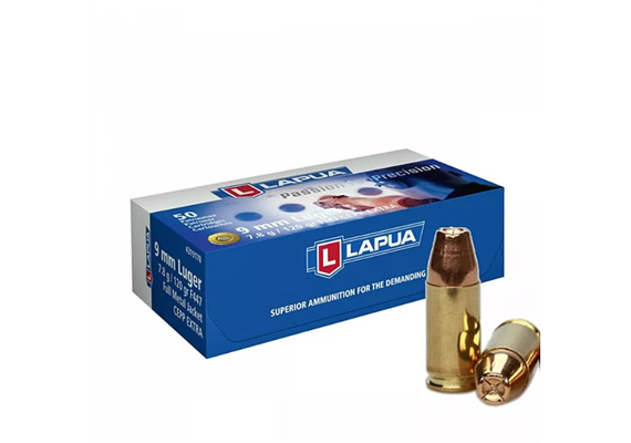 Pistolenpatrone Lapua CEPP Extra 9mm Luger 120 gr.