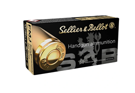 Pistolenpatrone Sellier & Bellot S&B .380 / 9mm Kurz 6,0g/92grs. FMJ 50 Schuss