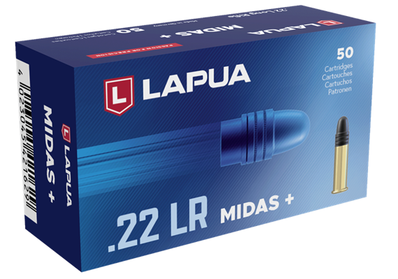 Randfeuerpatrone Lapua .22LR Midas+ 50 Schuss