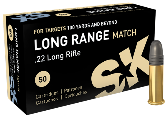 Randfeuerpatrone SK Long Range MATCH .22LR 50 Schuss