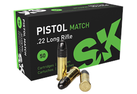 Randfeuerpatrone SK Pistol Match .22LR 50 Schuss