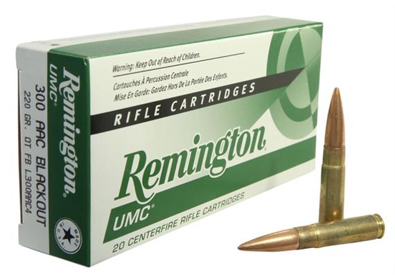 Remington 300 Blackout 220gr FB Subsonic 20 Schuss