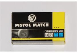 RWS Pistol Match 22 LR 50 Schuss