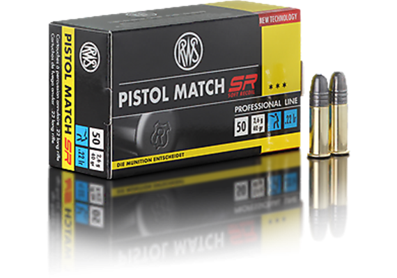 RWS Pistol Match SR 22 LR 50 Schuss