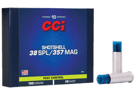 Schrotpatrone CCI .38/.357, No. 9, 100gr 10 Schuss