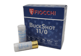 Schrotpatrone Fiocchi BuckShot 11/0 30g cal. 12/70 8.6mm Buckshot 00 25 Schuss