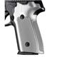 SIG Sauer P228 P229 DA/SA Checkered Aluminum - Brushed Gloss Clear Anodize