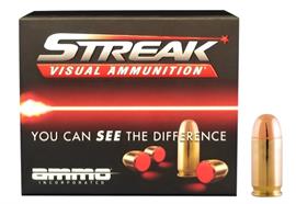 Streak Ammunition Leuchtspur Rot 380 AUTO 100GR 20 SCHUSS