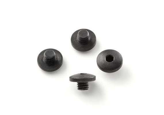 (4) Hex Head Screws - Black