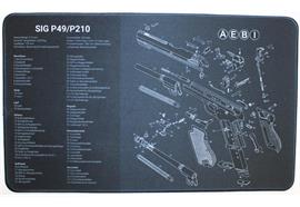 Aebi Waffen Reinigungsmatte SIG P49 / P210