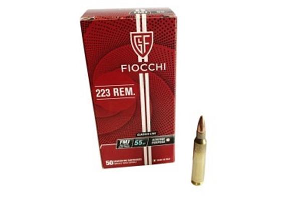 Fiocchi 223REm 55gr FMJ 50 Schuss