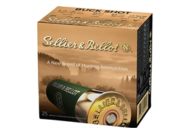 Flintenpatrone Sellier & Bellot S&B 12/70 Buck Shot 8.40mm 36g. 25 Schuss