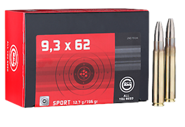 Geco 9.3x62 12.7g/196gr Sport 50 Schuss