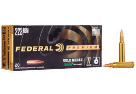 Gewehrpatrone Federal .223 Rem Matchking BTHP 77gr 20 Schuss