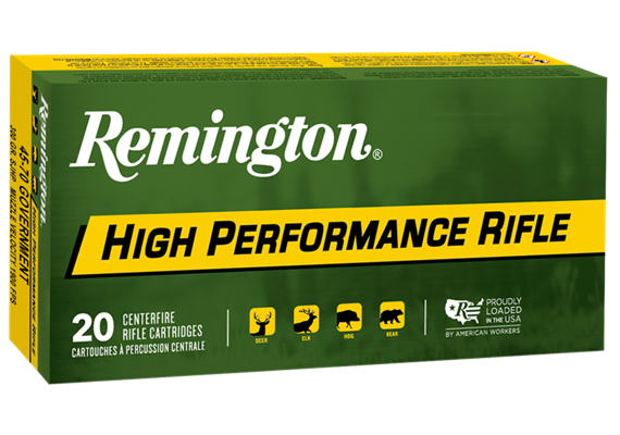 Gewehrpatrone Remington .45-70Govt, SJHP 300gr / 19.4g 20 Schuss