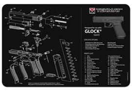 Glock Gen 5 Gun Cleaning Mat, 17" (43x28cm)
