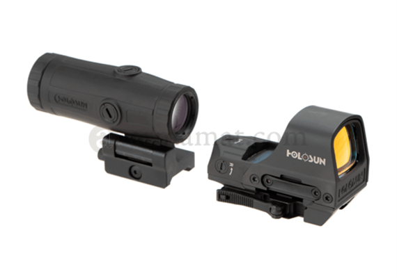 HS510C Solar Red Circle Dot Sight Combo with HM3X