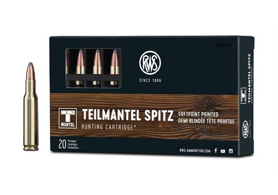 Munition RWS TM Spitz .222 Rem. 3.2g / 50grs 20 Schuss