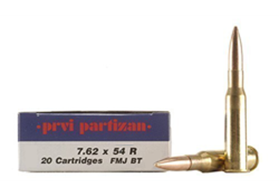 Partizan 7.62x54R 190Gr FMJ 20 Schuss