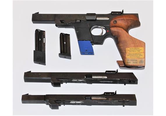 Pistole Walther GSP 22Lr mit 3 Schlitten