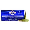 PPU Prvi Partizan 7.62x39 123 SP RN 20 Schuss