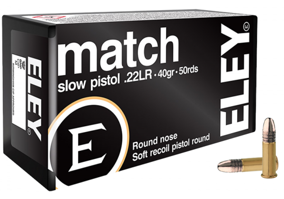 Randfeuerpatrone Eley .22LR Match Pistol Slow 50 Schuss