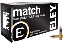 Randfeuerpatrone Eley .22LR Match Pistol Slow 50 Schuss
