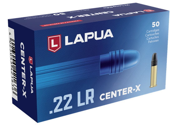 Randfeuerpatrone Lapua .22LR Center-X 50 Schuss