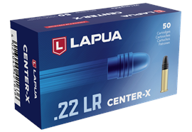 Randfeuerpatrone Lapua .22LR Center-X 50 Schuss