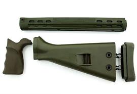 Schaft set HK HK91, G3 Stock Set - Jungle Green - Surplus
