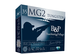 Schrotpatrone Baschieri & Pellagri B&P 12/70 MG2 Tungsten 2,9mm 35g 10 Schuss